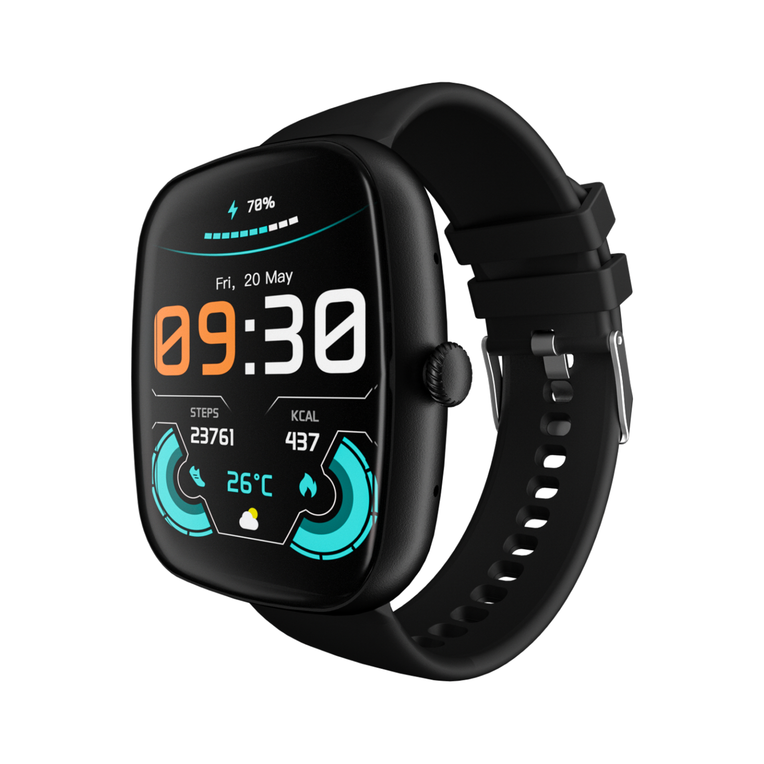 Trusmi Smart Watch Black