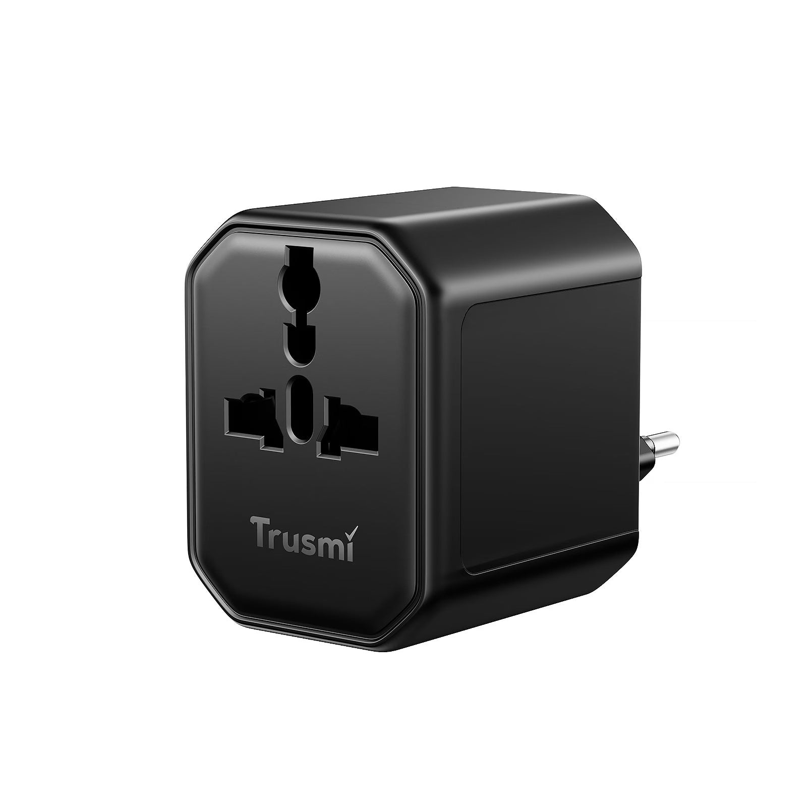 Trusmi 10.5W Travel adapter USB-A/C Charger UK/US/EU/AU Black