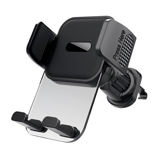 Clamping type Car Phone Holder Air Outlet Black