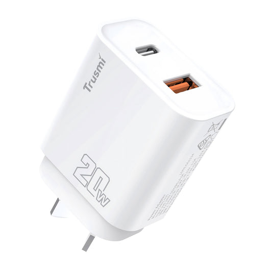 PD20W A+C GaN FAST Charger(AU) White