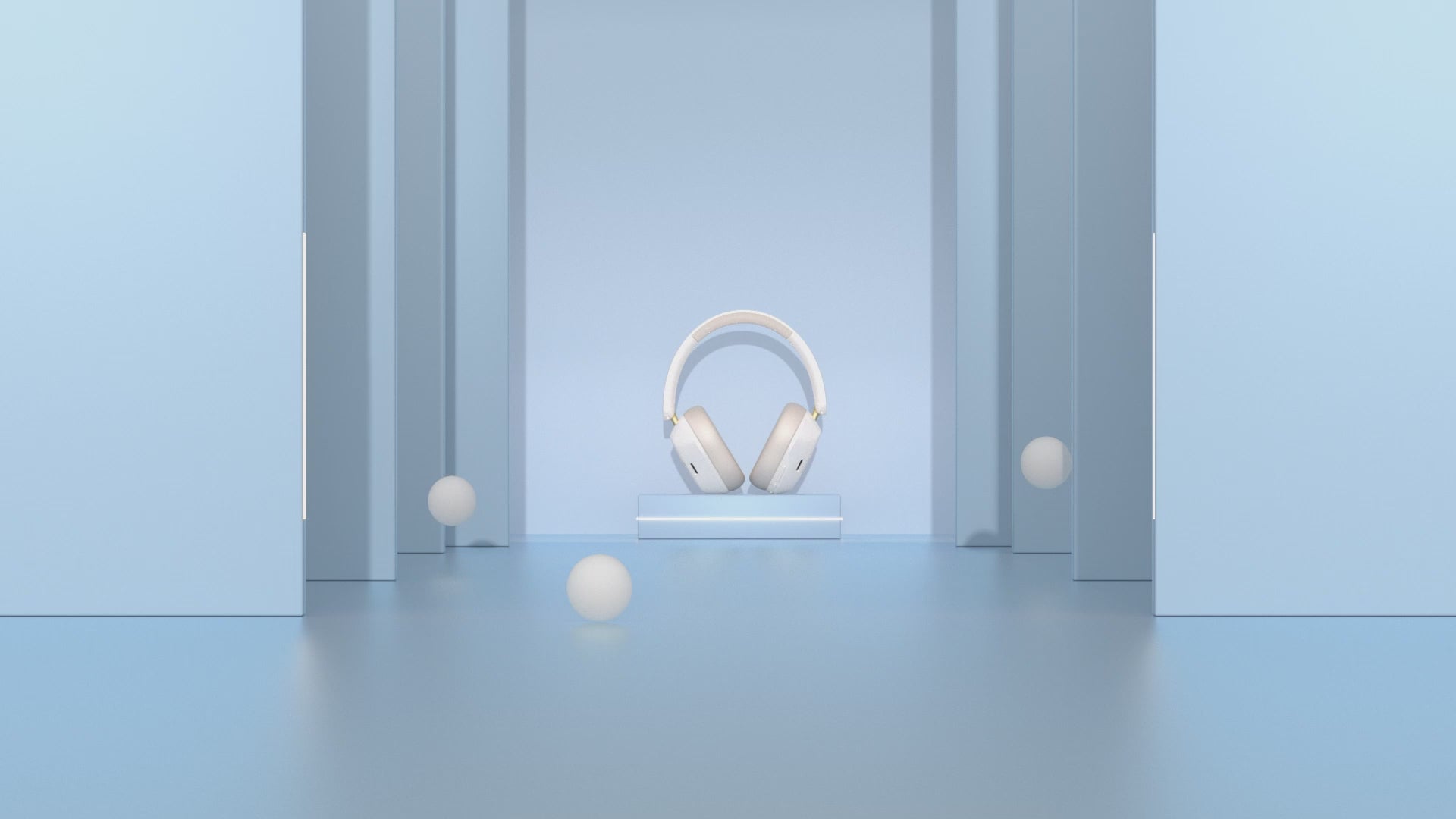 ANC Hi-Fi Wireless Headphones White
