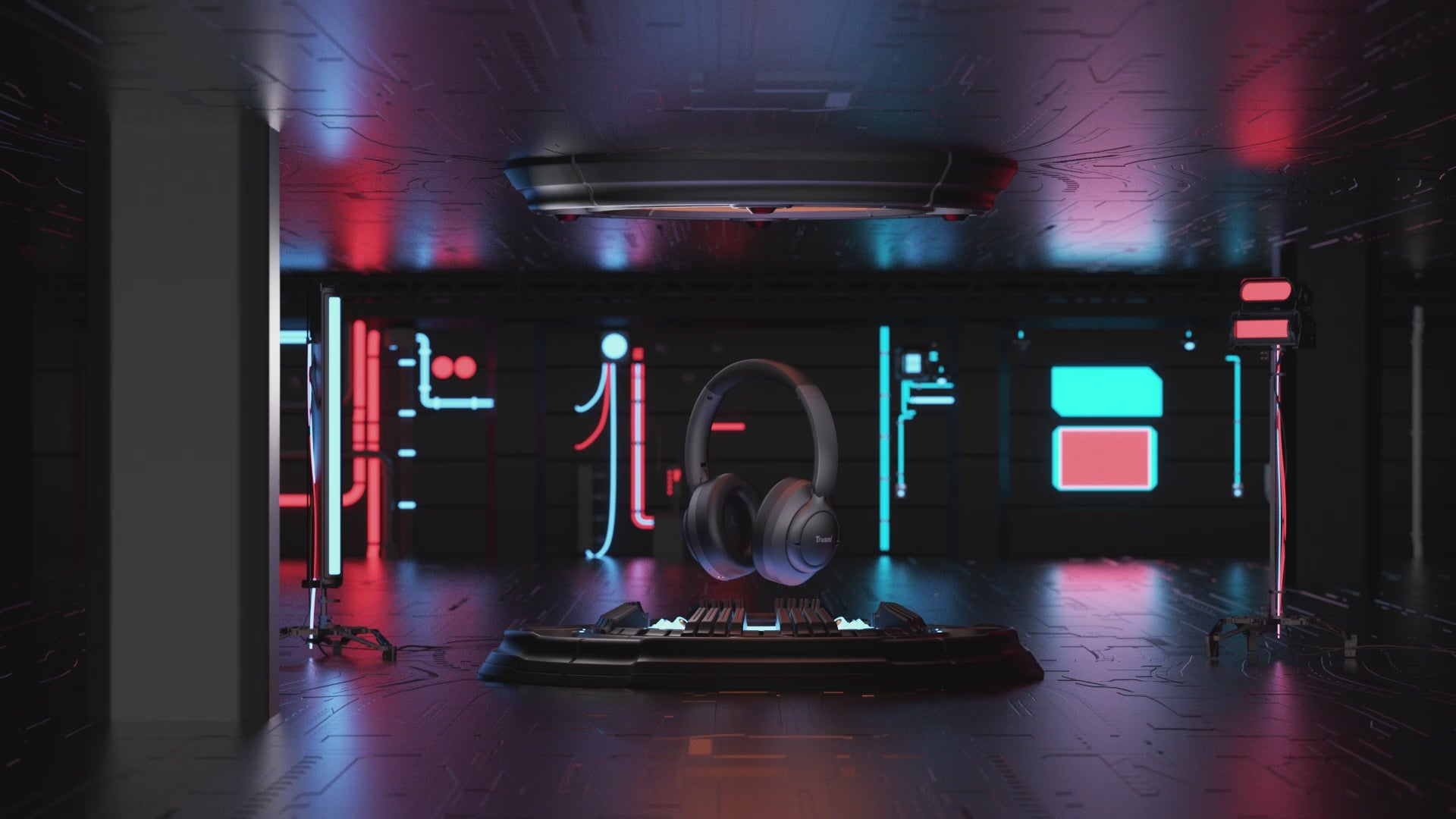 ANC Hi-Fi Wireless Headphones Black