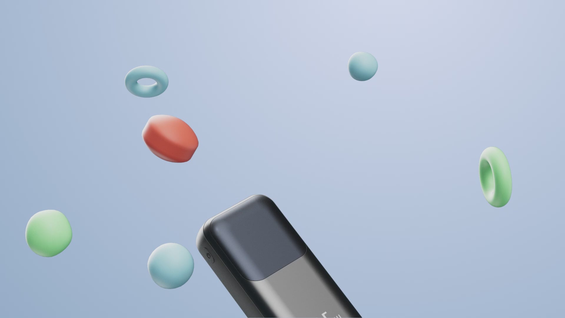 PD22.5W Ultra MINI DIGITAL With L+C Cable  POWER BANK 10000mAh Black