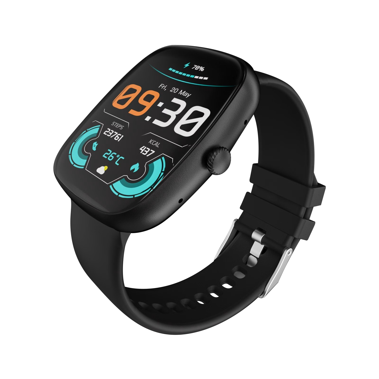 Trusmi Smart Watch Black